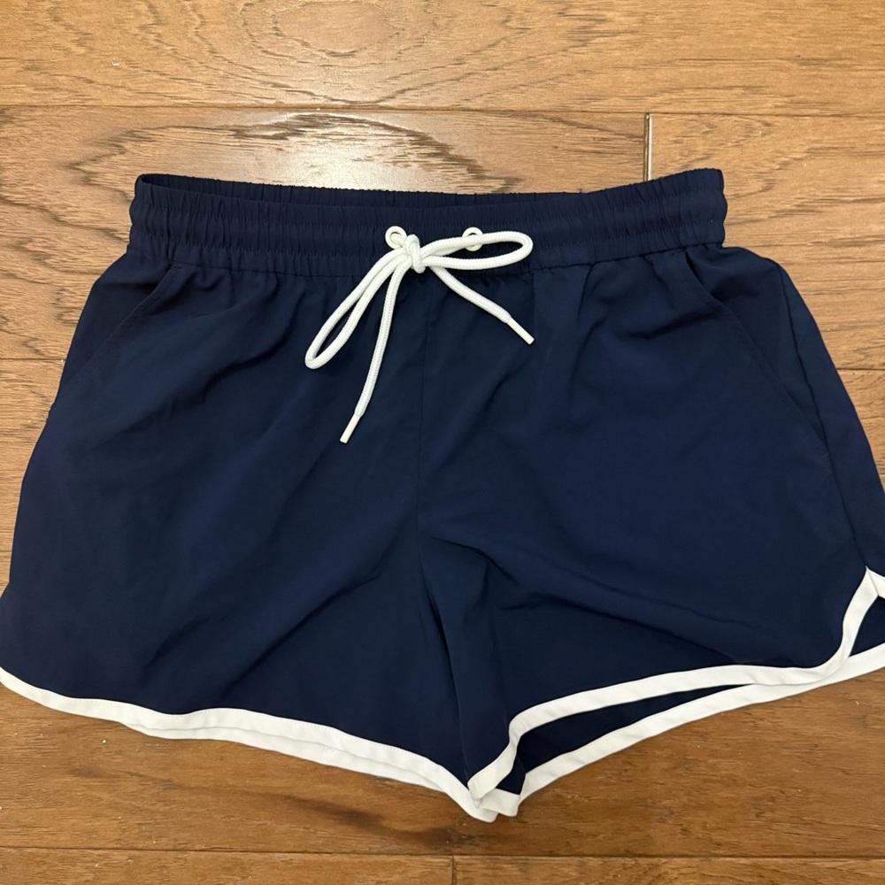 Lou & Grey Navy Blue Elastic Waistband